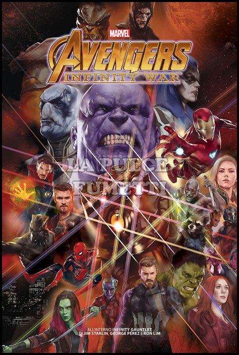 MARVEL HISTORY - INFINITY GAUNTLET - IL GUANTO DELL'INFINITO - MOVIE VARIANT